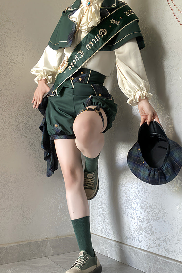 The Queen's Chess Handsome Military Prince Ouji Lolita Set 3 Colors - Green - 6