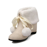 Cute Loli Furball Sweet Lolita Boots 3 Colors - Product - 17