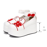 Chinese Embroidery Decoration Thick Base Classic Lolita Shoes - Product - 5
