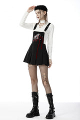 Black Devil Blood Women's Punk Suspender Pleated Skirt - Product - 2