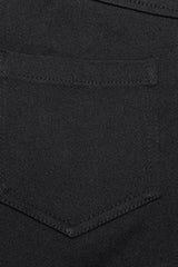 Black Patent Leather Stitching Women's Punk Pants - Product - 8