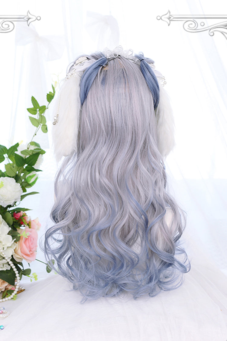 Multi-Color Bleaching And Dyeing Long Big Wave Sweet Lolita Wigs - Product - 5