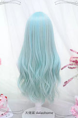 Light Blue Secondary Wave Sweet Lolita Long Wigs - Product - 4