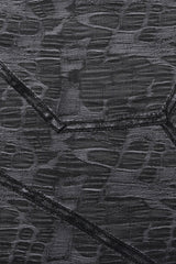 Black Stripes Print Baggy Men's Punk Pants - Product - 7