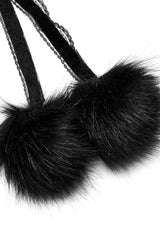 Faux Fur Hooded Warm Womens Gothic Elegant Cloak 2 Colors - Product - 8