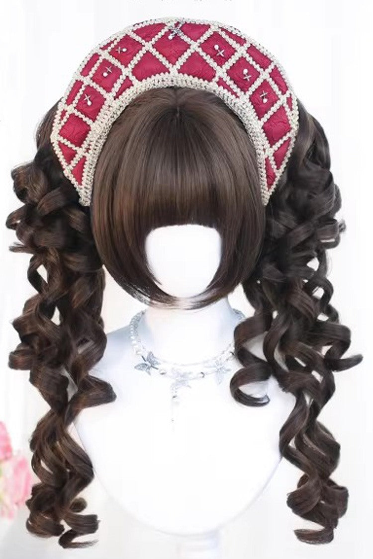 Set parrucca Special Roman Ringlet Curls Sweet Lolita 3 colori vista dettagliata 2