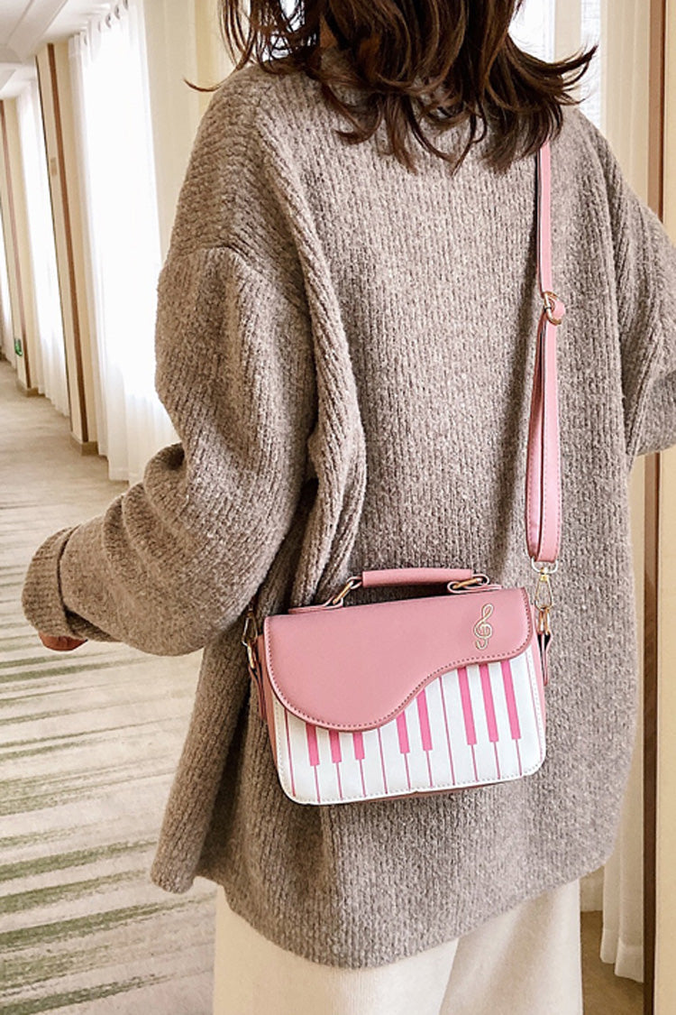 Piano Notes Embroidery Sweet Classic Lolita Shoulder Bag 3 Colors - Product - 12
