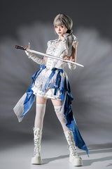 White [Dragon Bones] Chinese Style Prince Handsome Ouji Lolita Shorts - Product - 7