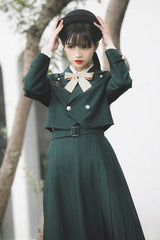 Green [Artemis] Sweet College Style Elegant Lolita Jumper Dress - Product - 20