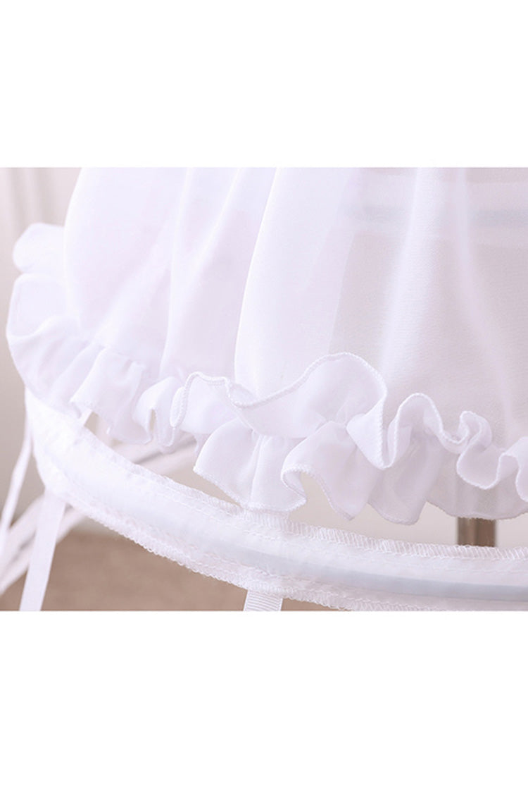 Four Layers Birdcage Fishbone Style Lolita Petticoat 2 Colors - Product - 6