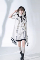 White Handsome Ouji Lolita Fashion Shorts - Product - 5