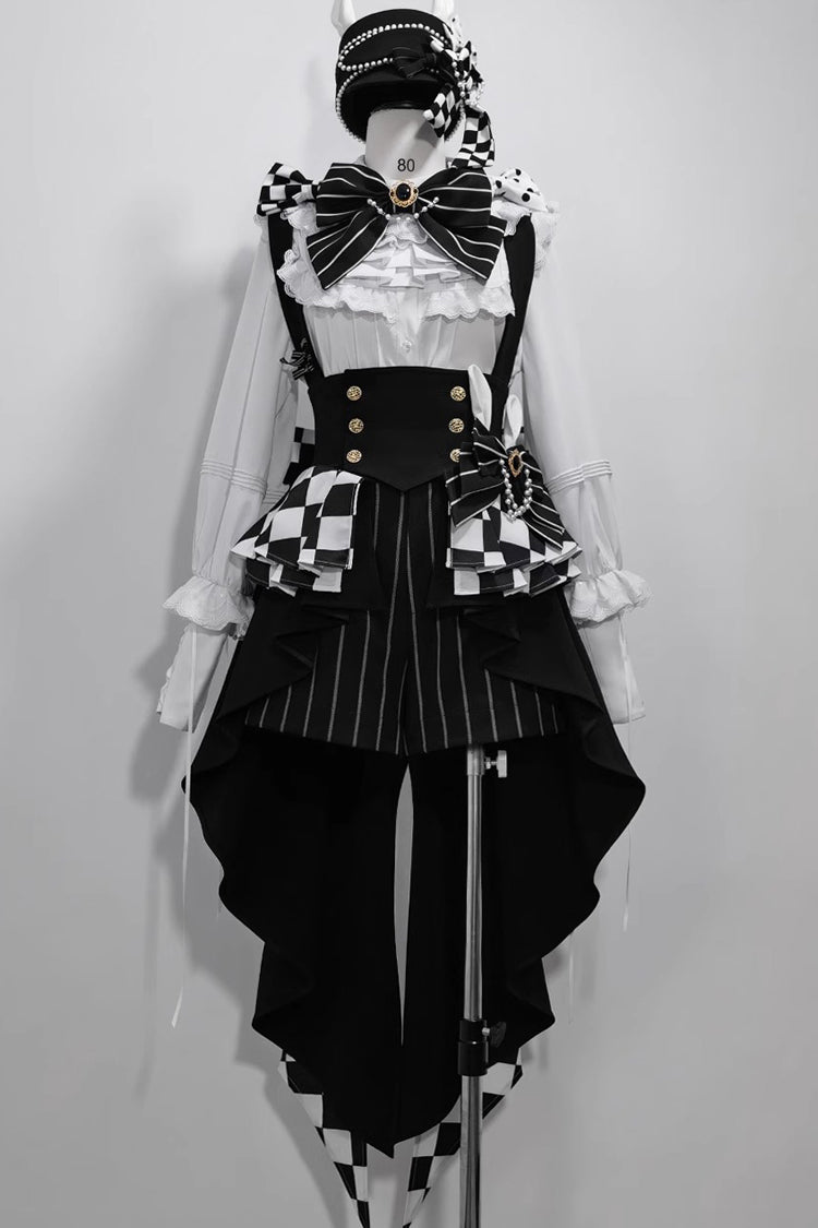 White Pure Color Rabbit Theater Ouji Lolita Blouse - Product - 5