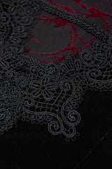 Sleeveless Stitching Lace-Up Mesh Women's Gothic Dress 2 Colors - Product - 7