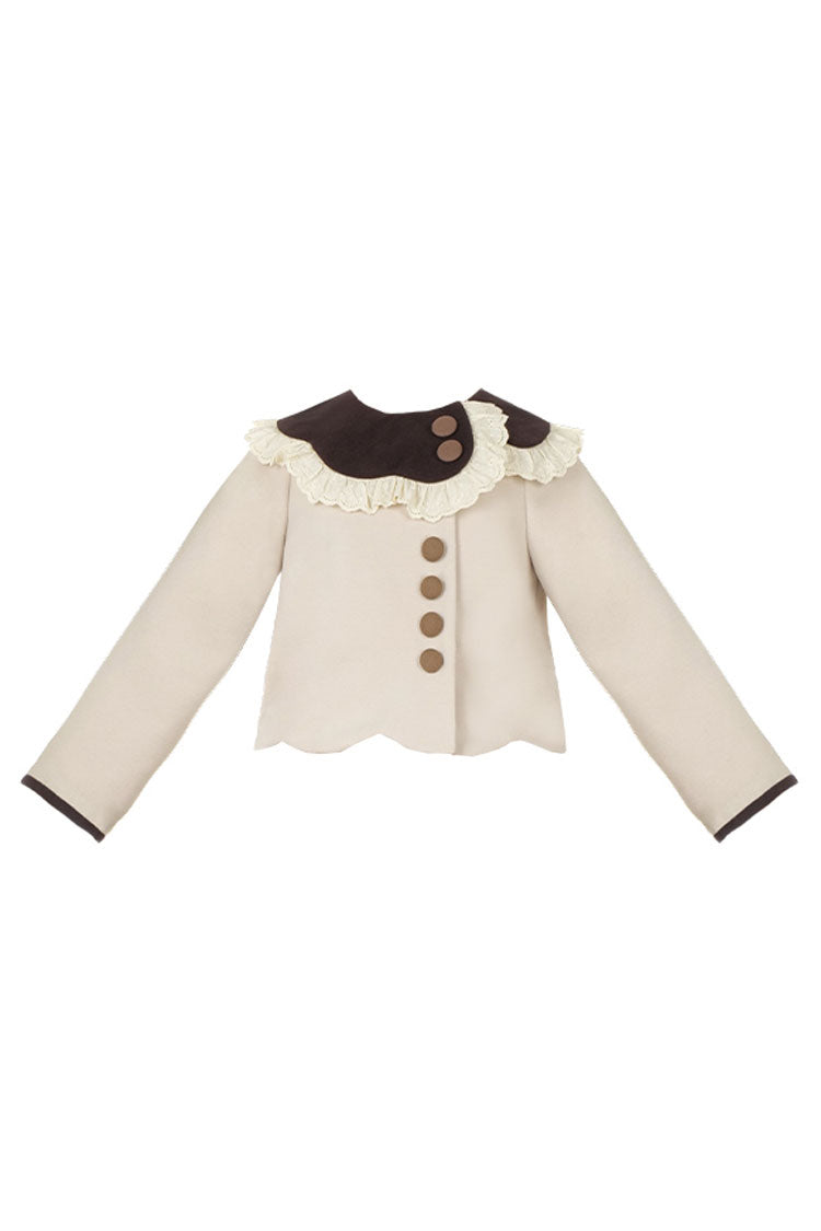 Brown Coco Diary Autumn Winter Sweet Princess Lolita Coat - Product - 2