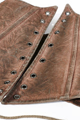 Brown Metal Nails Metal Hasp Decoration Womens Steampunk Girdle - Product - 11