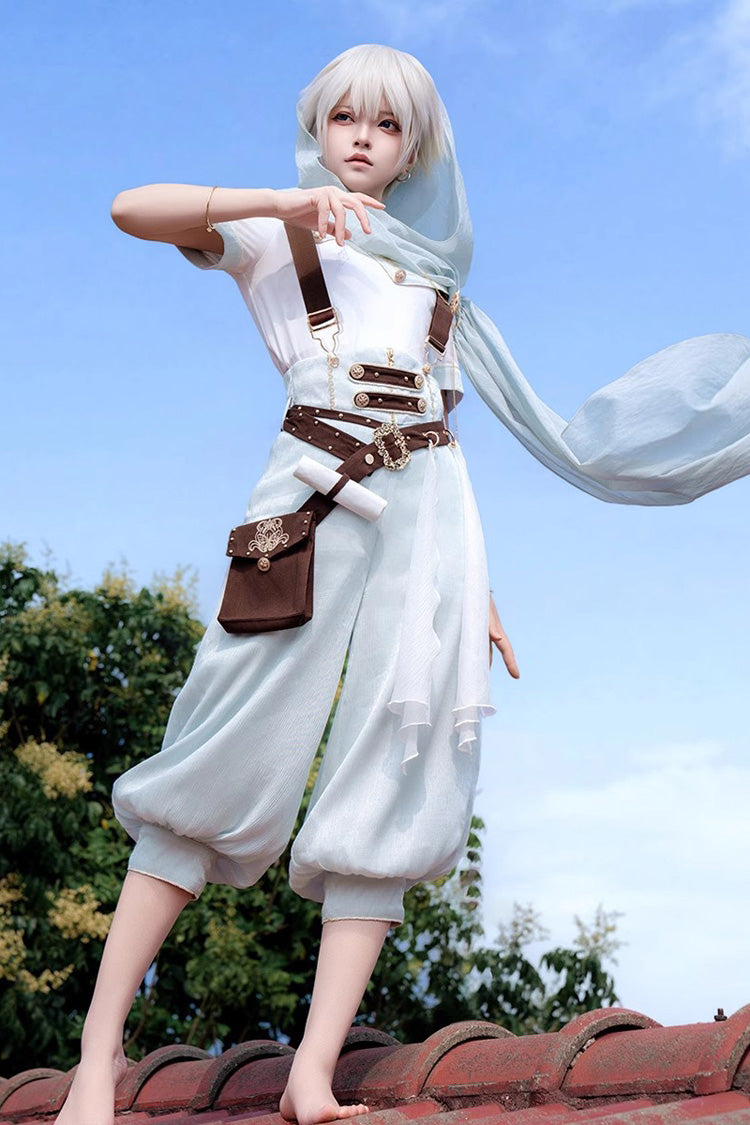 [Galaxy Adventures] Short Sleeves Elegant Prince Handsome Ouji Lolita Full Set - Product - 5