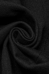 Black Stand Collar Stitching Slim Men's Punk Vest - Product - 10