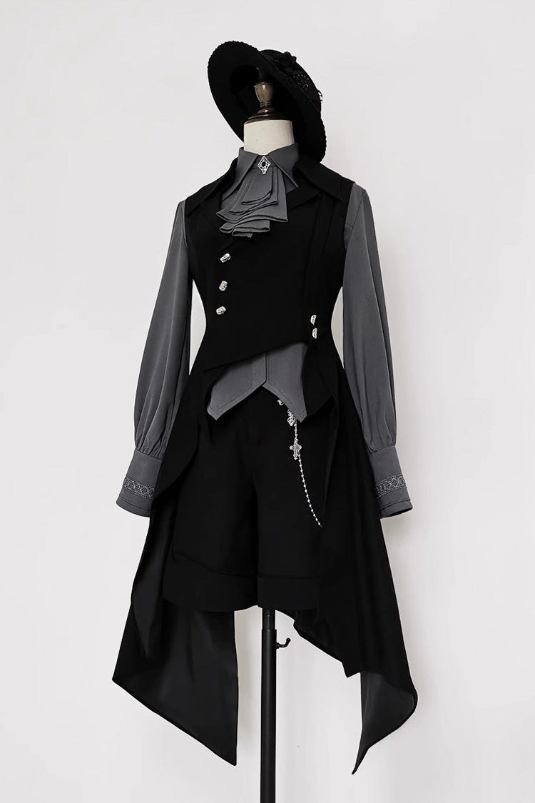 Black Princess Chronicles Burn To Ash Female Ouji Lolita Long Vest - Product - 2