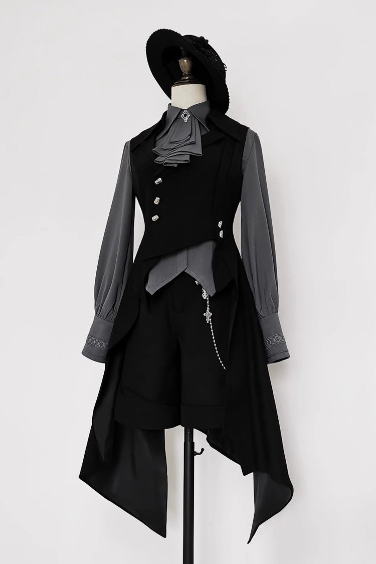 Black Princess Chronicles Burn To Ash Female Ouji Lolita Long Vest - Product - 2