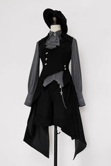 Black Princess Chronicles Burn To Ash Female Ouji Lolita Long Vest - Product - 2