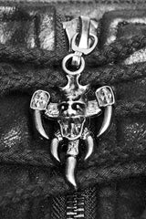 Black Metal Buckle Lace-Up Hooded Men's Steampunk Cape - Product - 8