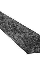 Black Metal Skull Decoration Men's Steampunk Necktie - Product - 3
