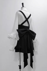 White Long Sleeves Vintage Elegant Prince Ouji Fashion Lolita Blouse - Product - 12