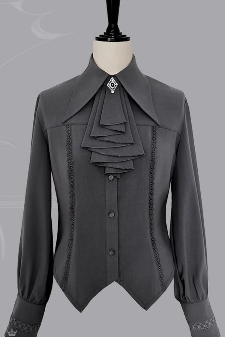 Medieval Lamb Long Sleeve Ouji Fashion Lolita Shirt 3 Colors - Product - 11