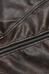 Buckle Faux Leather Side Zipper Women's Steampunk Skirt 2 Colors - Product - 14