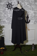 Pirate Series Navigation Treasure Hunting Guide Embroidery Handsome Lolita Cloak 2 Colors - Product - 13