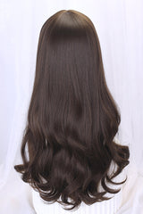 Retro Long Natural Ancient Full Headgear Hanfu Lolita Wig 2 Colors - Product - 6