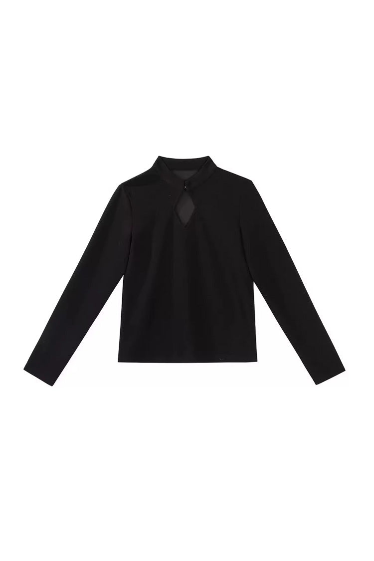 Black [The Eternal Night Descends] Embroidered Ouji Gothic Lolita Cloak Shorts Set - Blouse - 11
