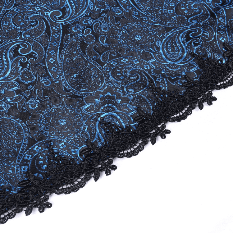 Gothic Lace and Satin Off-Shoulder Dress with Cross Detail - image 10