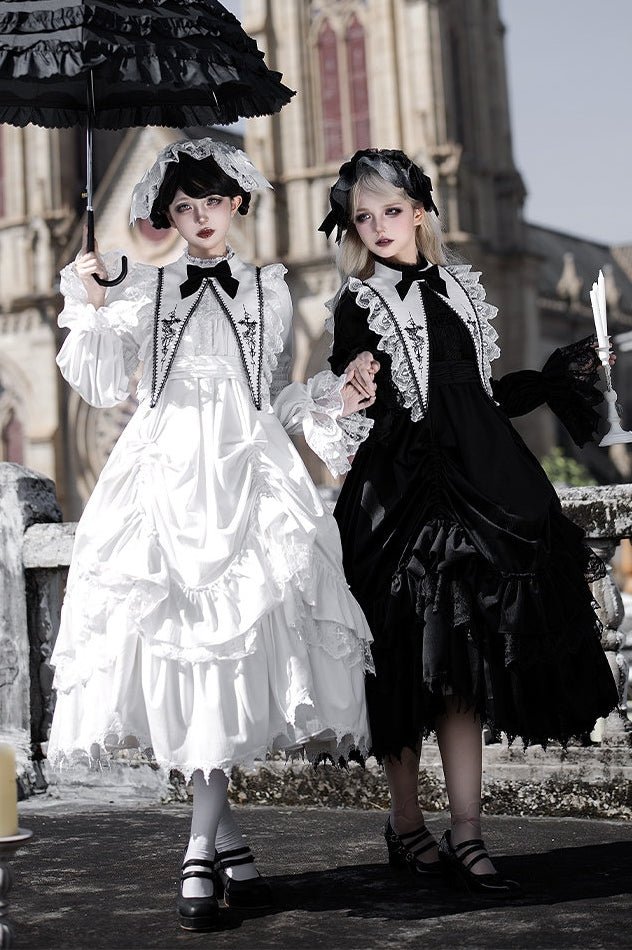 Dawn Chime and Dusk Ballad Gothic Lolita OP dress set