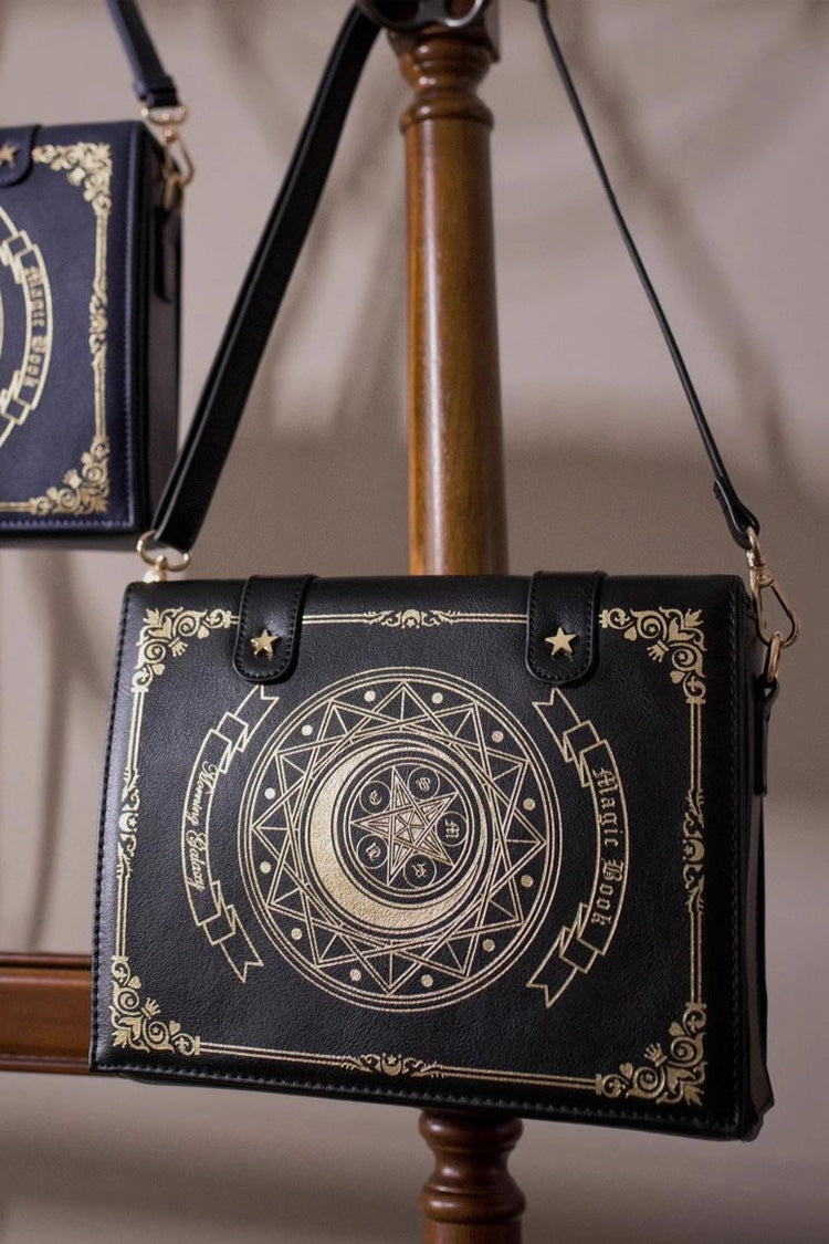 Star Moon Magic Book Print Sweet Lolita Crossbody Bag 3 Colors - Product - 6