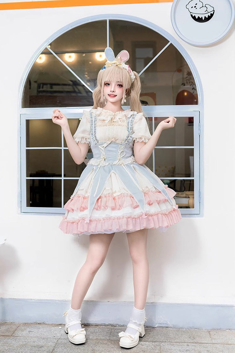 Ballet Circus Hanayome Sweet Princess Lolita Jsk Dress 2 Colors - Product - 7