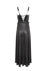 Black Buckle Strap Eyelets Womens Gothic Jsk Dress - Product - 8