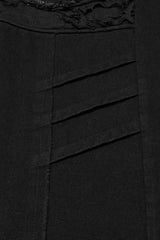 Black Ripped Men's Punk Straight Pants - Product - 8