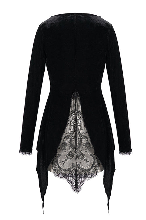 Black Knitted Mini Womens Jacket Dress - Product - 7
