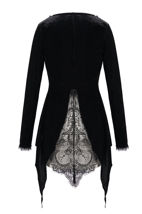 Black Knitted Mini Womens Jacket Dress - Product - 7