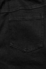 Black Mesh Women's Punk Cutout Eyelet Jeans - Product - 7