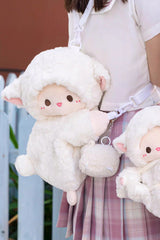 Little Lamb Guli Lying-Down Plush Toy Sweet Lolita Backpack 2 Colors - Product - 5