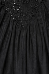 Black Off Shoulder Embroidery Lace Slim Women's Gothic Gown Fishtail Dress - Product - 6
