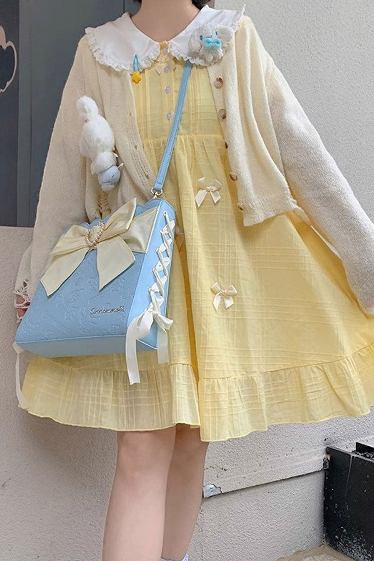 Bowknot Pearl Sweet Lolita Shoulder Bag 4 Colors - Product - 11