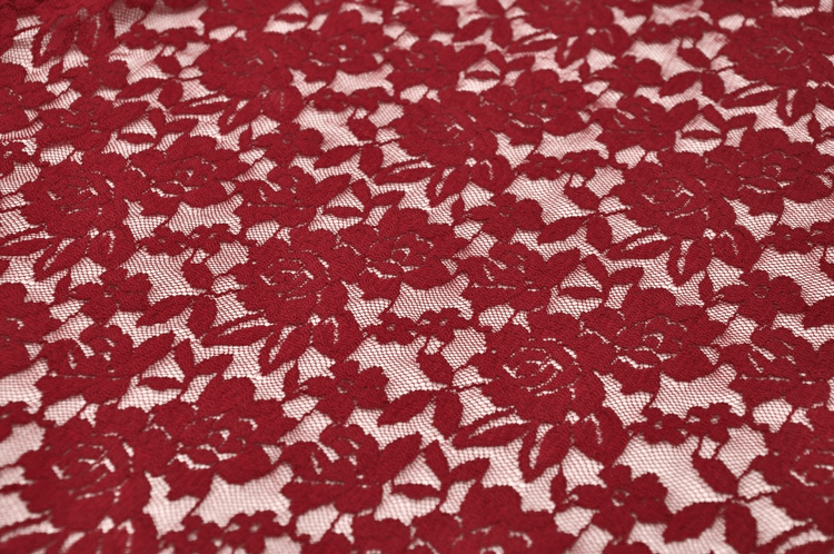 Deep Red Velvet Maxi Dress with Cross Front Detail - image 9