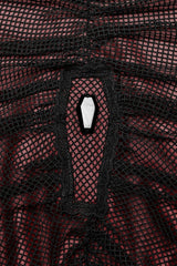 Sleeveless Slim Mesh Fishtail Women's Gothic Dress 2 Colors - Product - 13