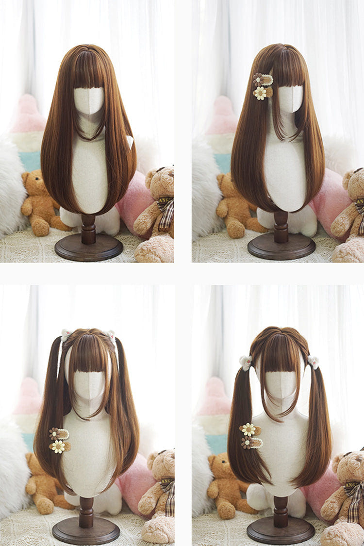 Daily Sweet Elegant Lolita Straight Wig 6 Colors - Product - 8