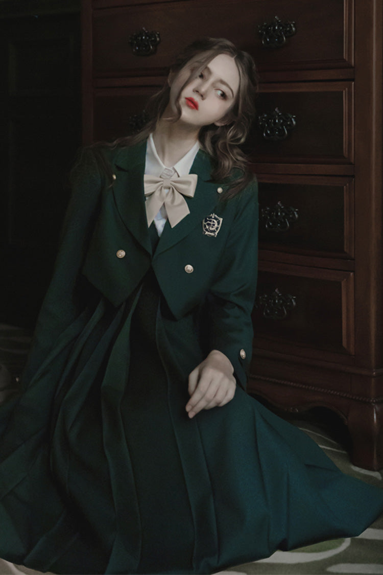 Green [Artemis] Sweet College Style Elegant Lolita Jumper Dress - Product - 14
