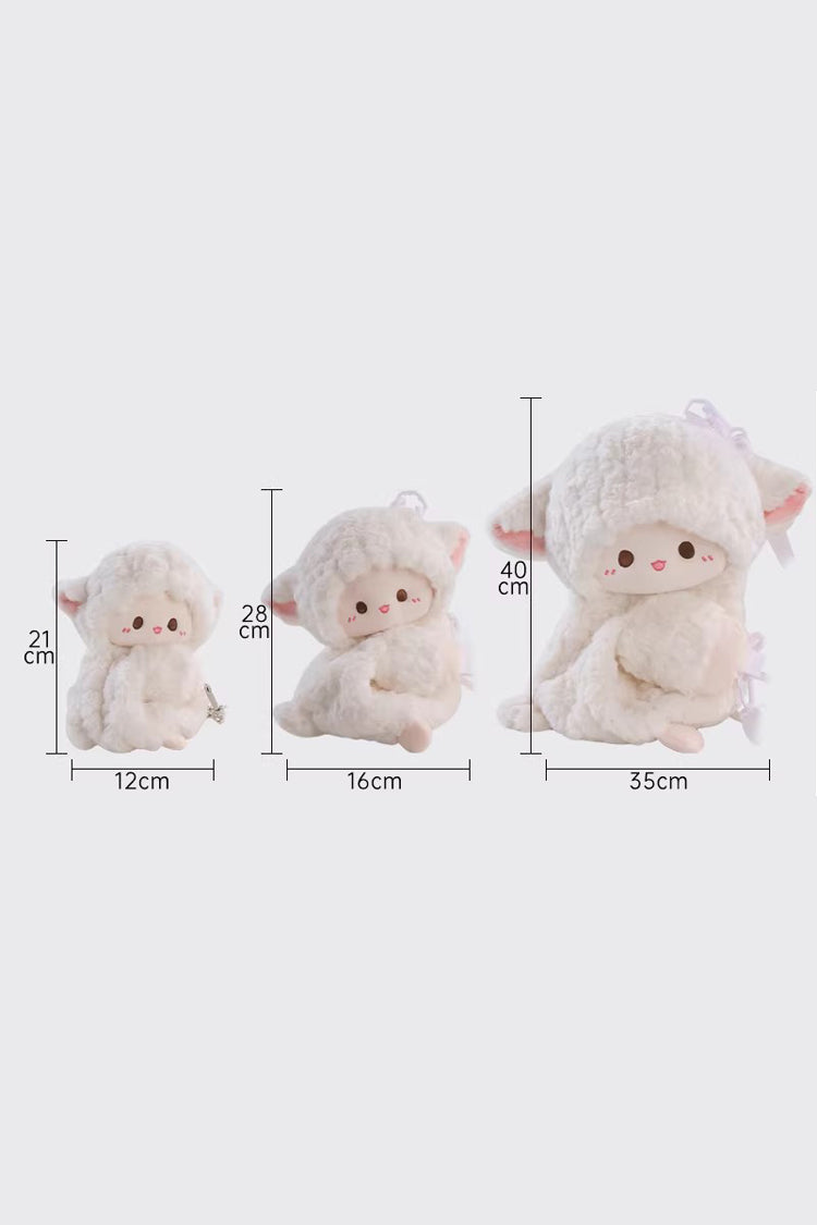 Little Lamb Guli Lying-Down Plush Toy Sweet Lolita Backpack 2 Colors - Product - 7