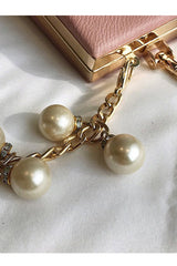 Rose Pearl Chain Retro Gothic Lolita Shoulder Bag - Product - 8